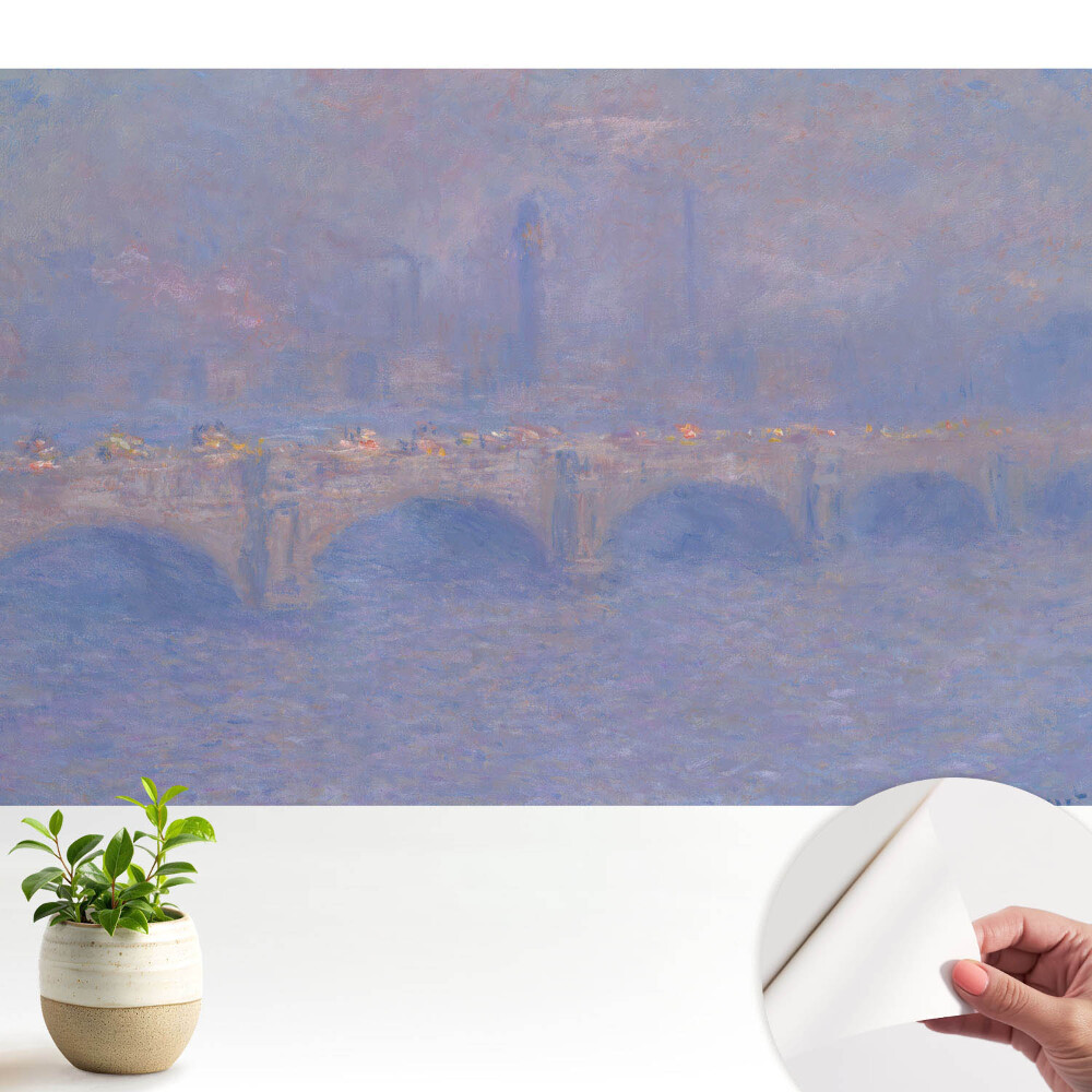 Tapeta Impresionistický nostalgický mlhavý most
