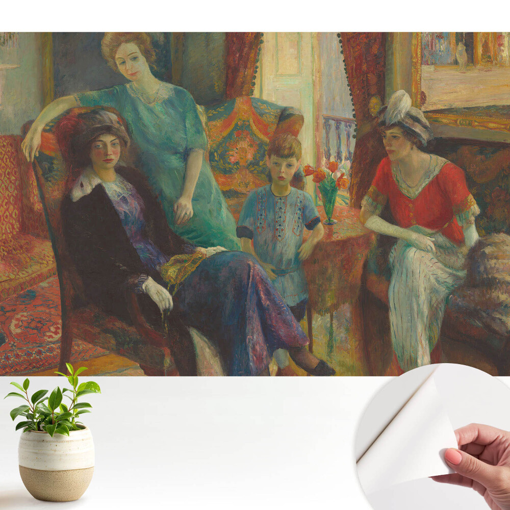 Tapeta do obyvaku Elegance v klasickém interiéru