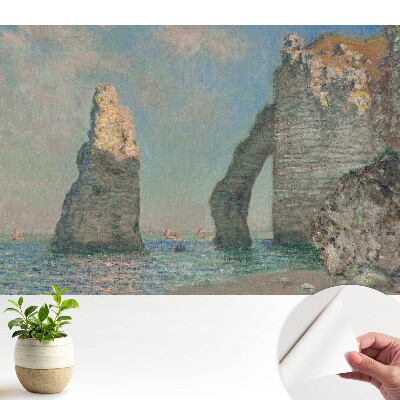 Tapeta do obývacího pokoje s motivem skalních útvarů u moře
