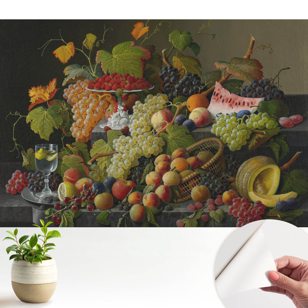 Tapeta Zátiší s ovocem, elegance a harmonie
