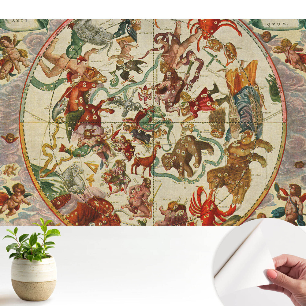 Tapeta na zeď Klasický kosmogram s mytologickými postavami