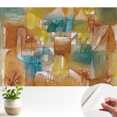 Tapeta na zeď s abstraktním motivem města