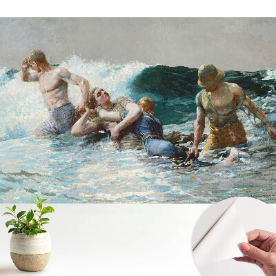 Tapeta Dramatický boj s mořskými vlnami