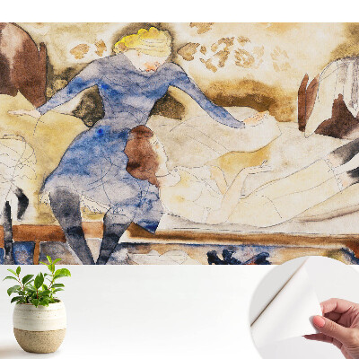 Tapeta na zeď Romantická scéna v pastelových barvách