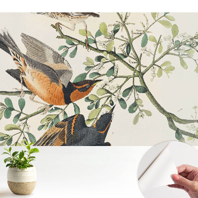 Tapeta na zeď Ptáci mezi zeleným listím