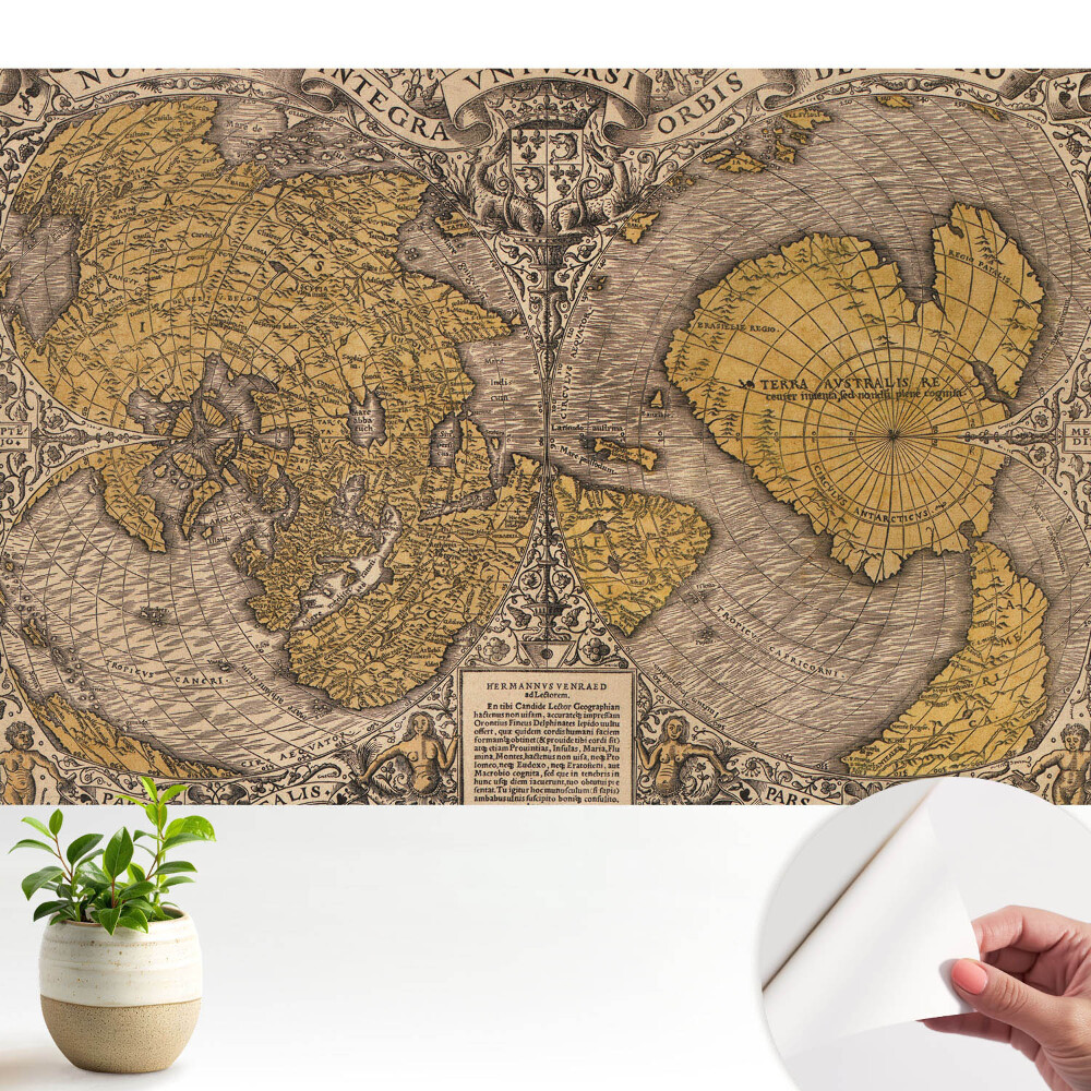 Tapeta do obyvaku Starožitná mapa světa