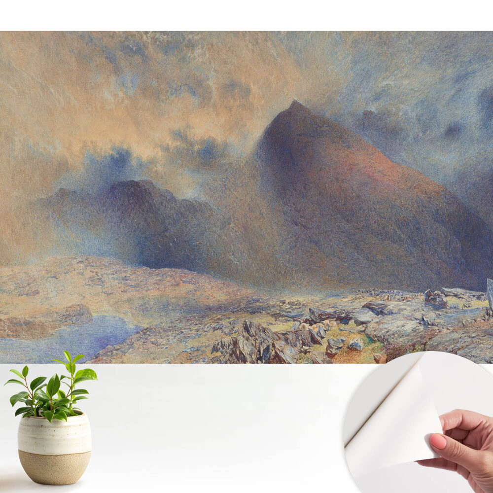 Tapeta na zeď Melancholické a majestátní horské panorama