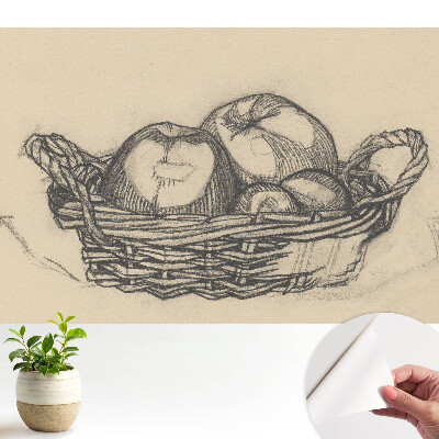 Tapeta Klasická kresba ovocného koše