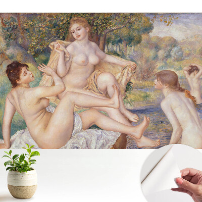 Tapeta na zeď se scénou u vody vyjadřující ženskost a klid