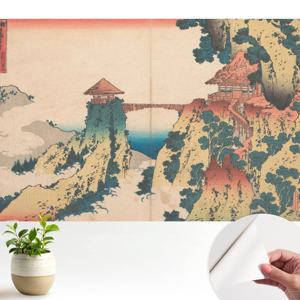 Tapeta Orientální most přes útes