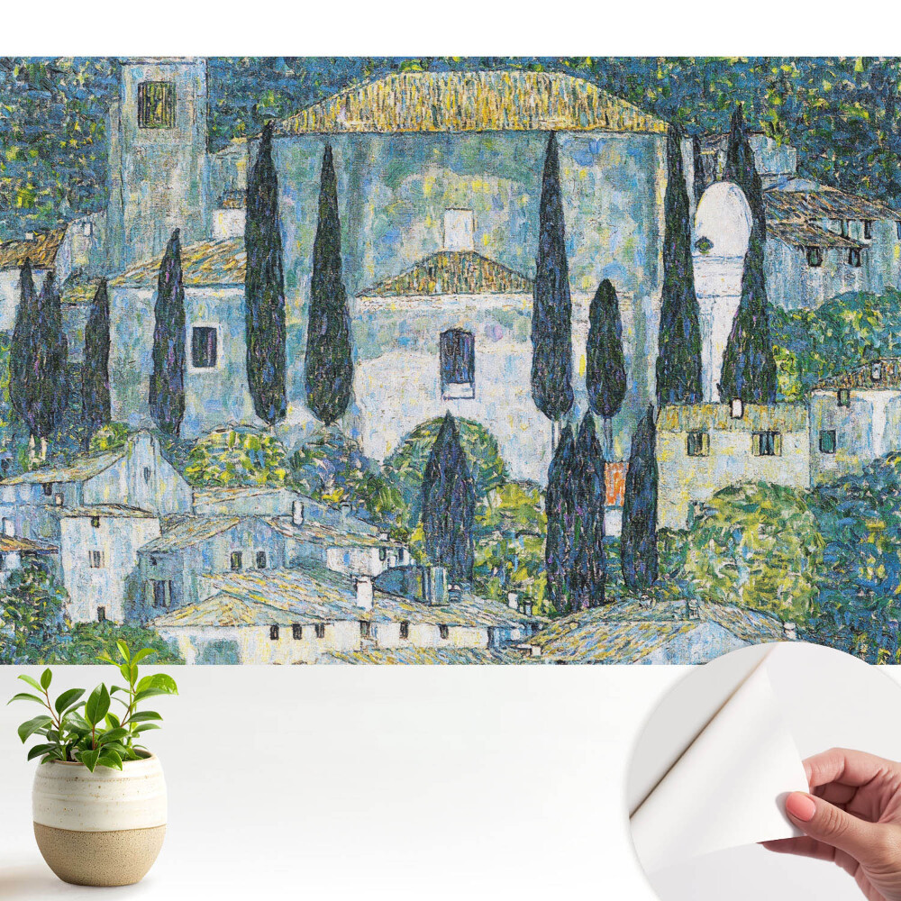 Tapeta Středomořské město plné zeleně