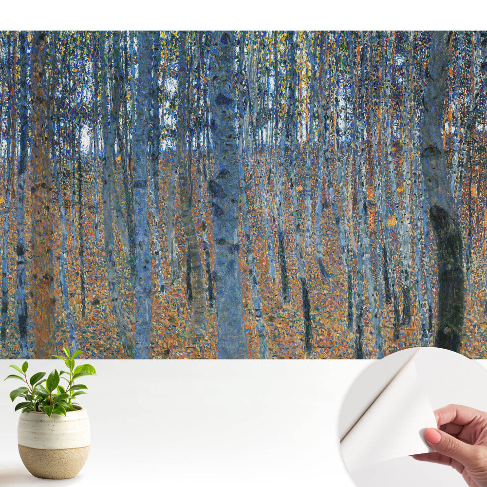 Tapeta do obyvaku Bříza mysticismus impresionismus harmonie