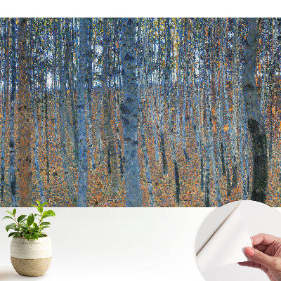 Tapeta do obyvaku Bříza mysticismus impresionismus harmonie