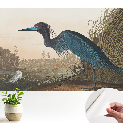 Tapeta s klasickým motivem ptačí krajiny