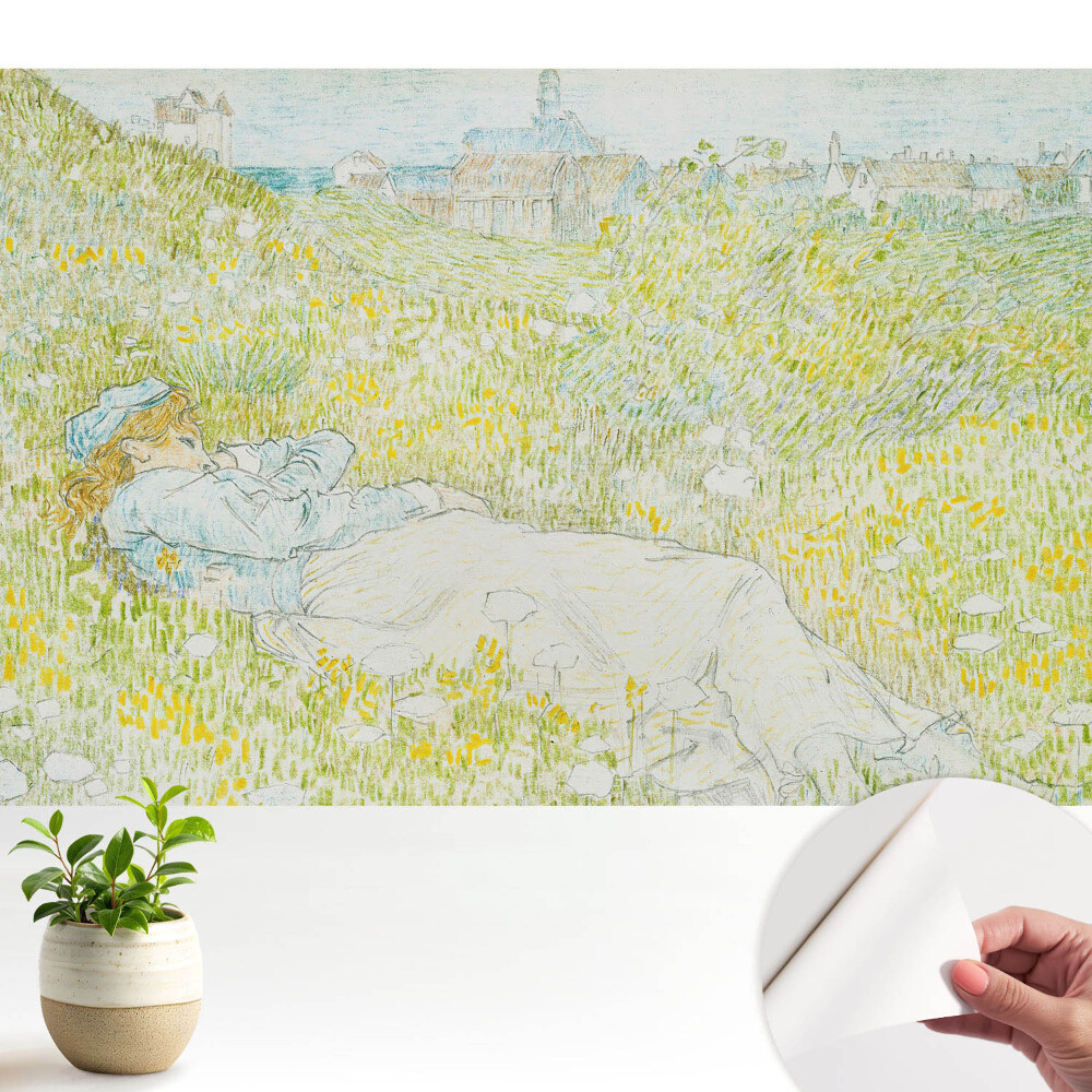 Tapeta Odpočinek na louce, mír a harmonie