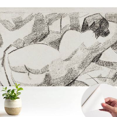 Tapeta Ležící postava, impresionistický styl, klidná atmosféra