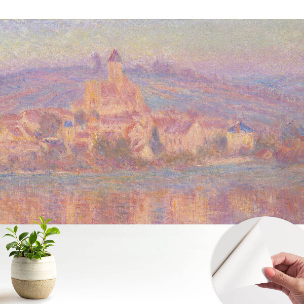 Tapeta na zeď Pastelové město v kopcích