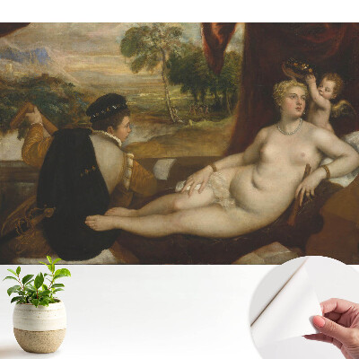 Tapeta s klasickým motivem postav v krajině