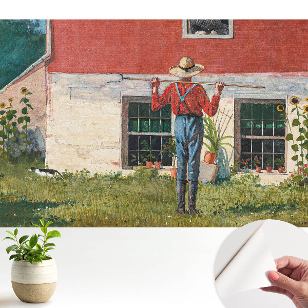 Tapeta Rustikální idylka ve venkovské zahradě