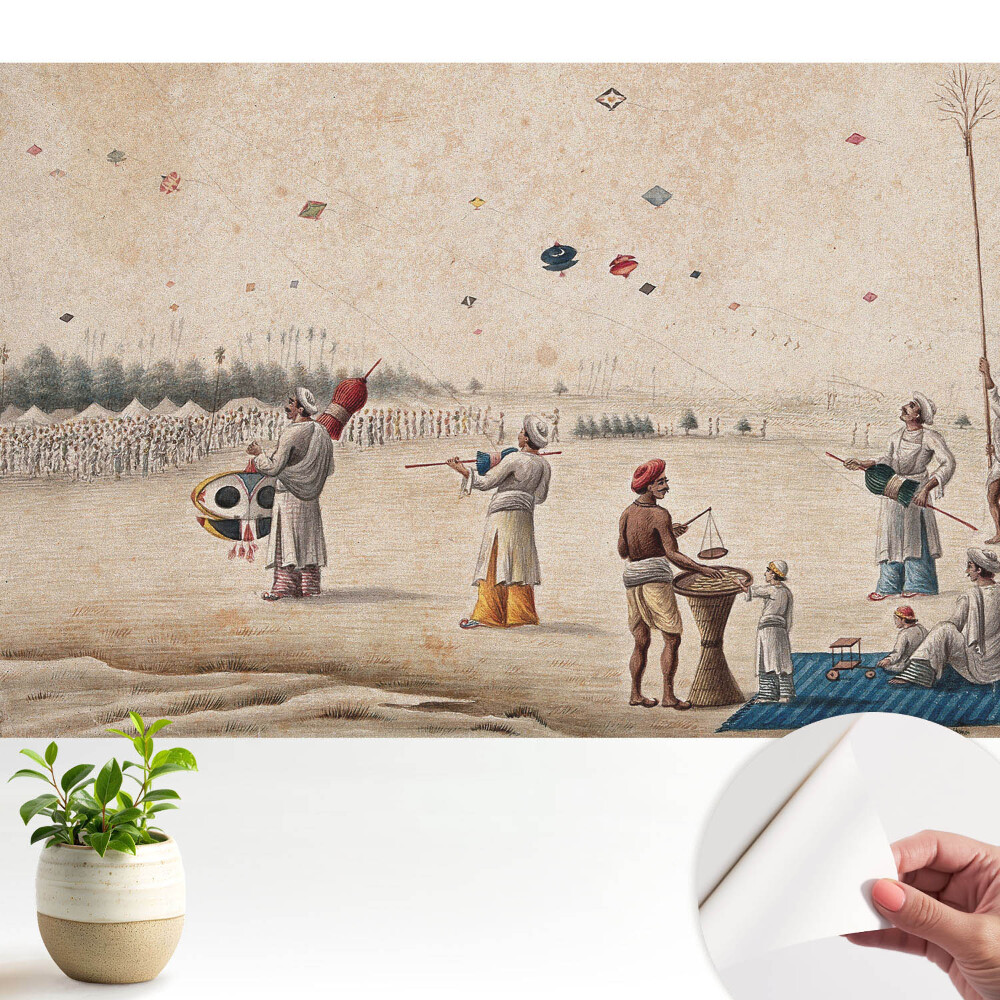 Tapeta do obyvaku Draci na historickém pozadí