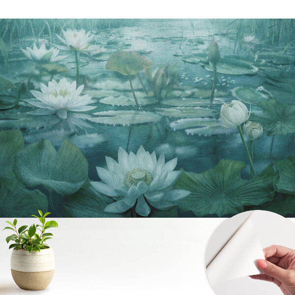 Tapeta Kouzelný liliový rybník