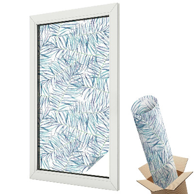 Protipohledová fólie na okna Botanický vzor