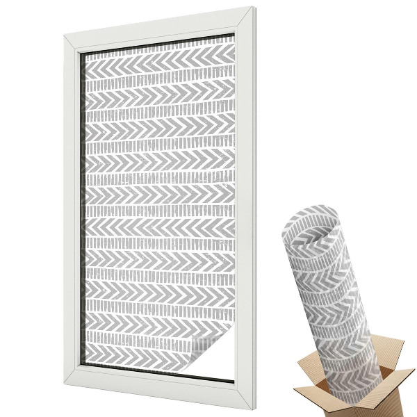 Fólie na okna aby nebylo vidět dovnitř Geometrické pruhy