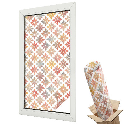 Protipohledová fólie na okna Květinová krása