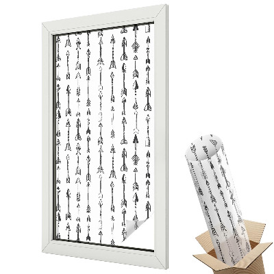 Fólie na okna aby nebylo vidět dovnitř Geometrické šipky