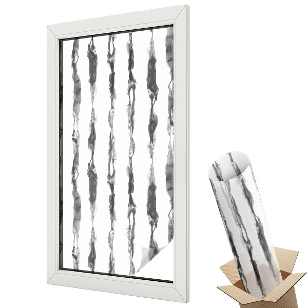 Protipohledová fólie na okna Abstraktní linie