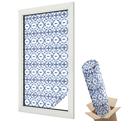 Fólie na okna aby nebylo vidět dovnitř Modrá mozaika