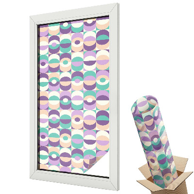 Fólie na okna proti slunci Barevné vzory