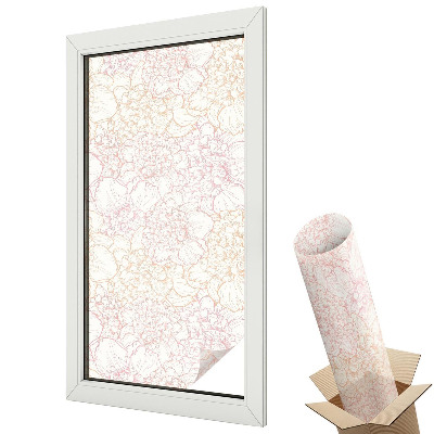 Fólie na okna proti slunci Květinová elegance
