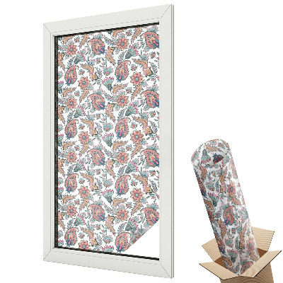 Fólie na okna proti slunci Květinová elegance