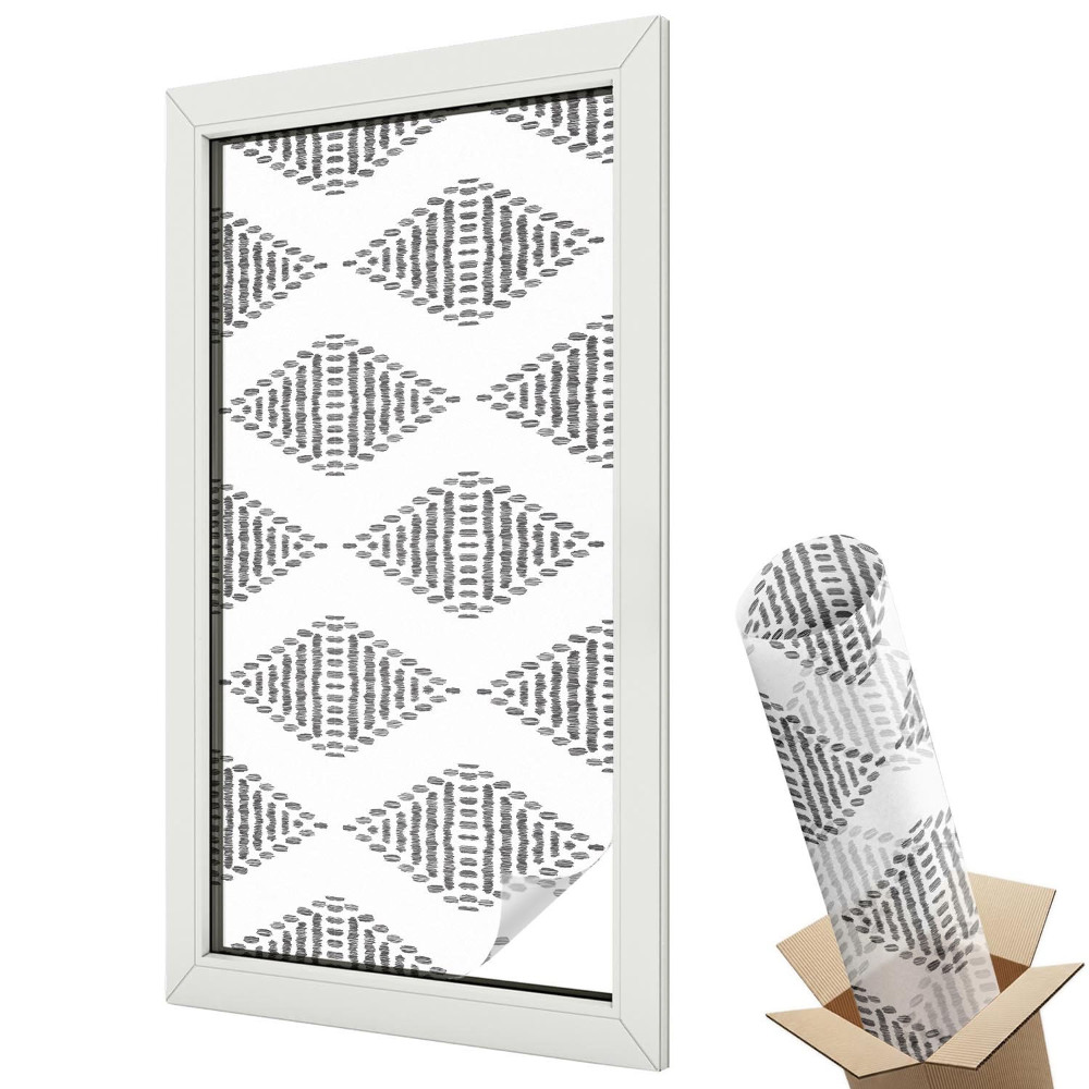 Okenní fólie Geometrické diamanty