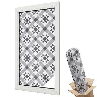 Fólie na okna proti slunci Geometrické vzory