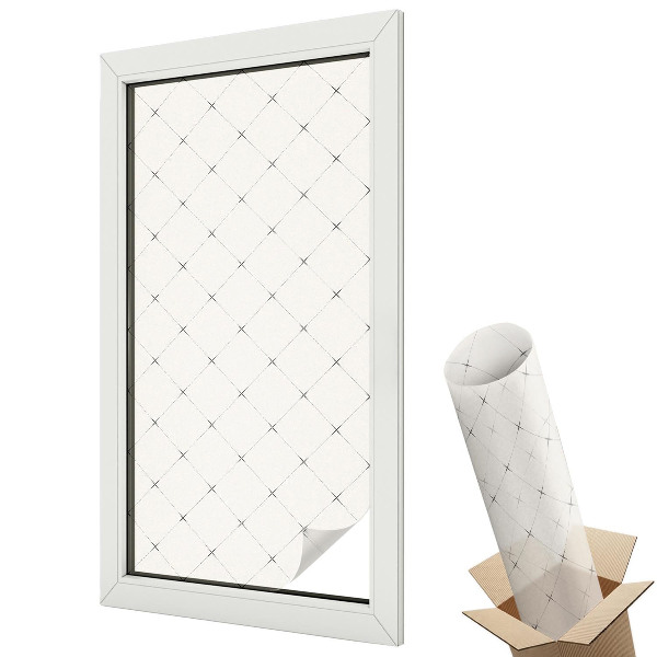 Fólie na okna proti slunci Geometrická mřížka