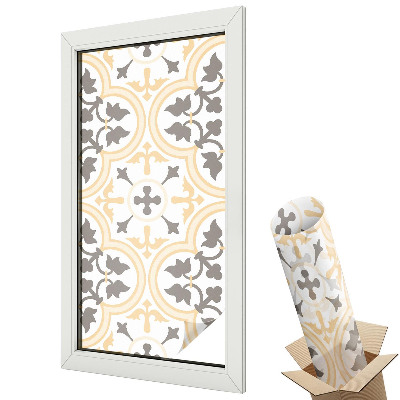 Fólie na okna aby nebylo vidět dovnitř Rostlinné vzory