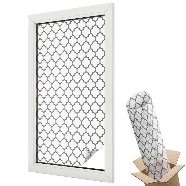 Protipohledová fólie na okna Geometrický vzor