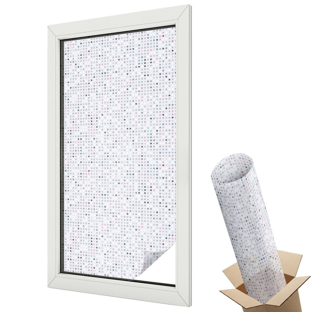 Fólie na okna proti slunci Pastelové tečky