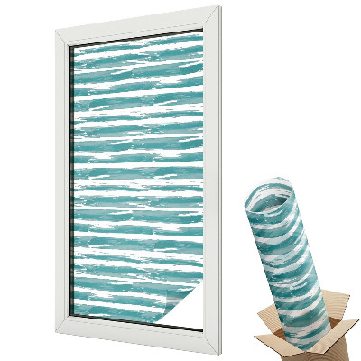 Fólie na okna proti slunci Zelené pruhy