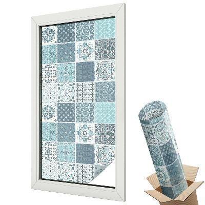 Protipohledová fólie na okna Boho dlaždice