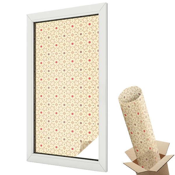 Okenní fólie Květinové vzory