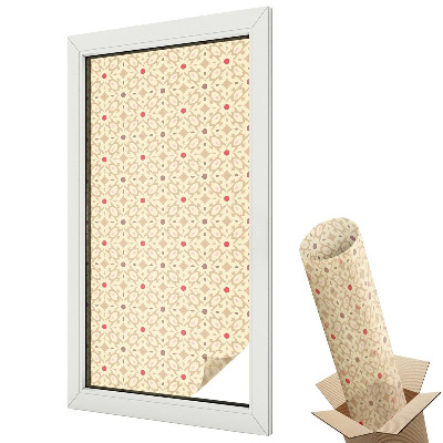 Okenní fólie Květinové vzory