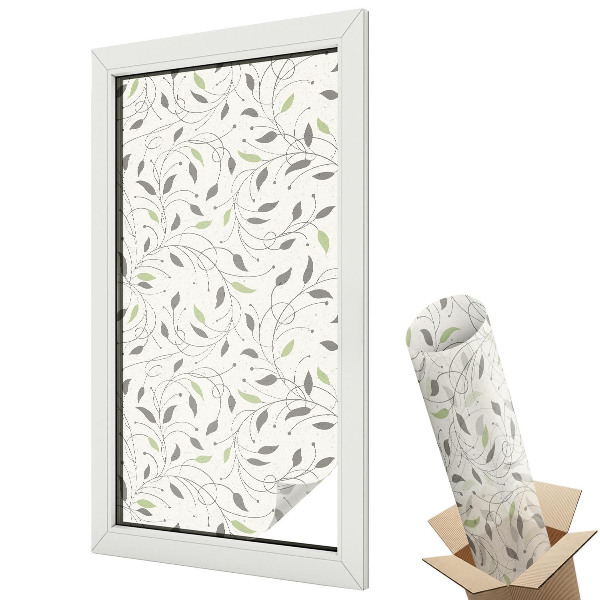 Okenní fólie Listy výhonků