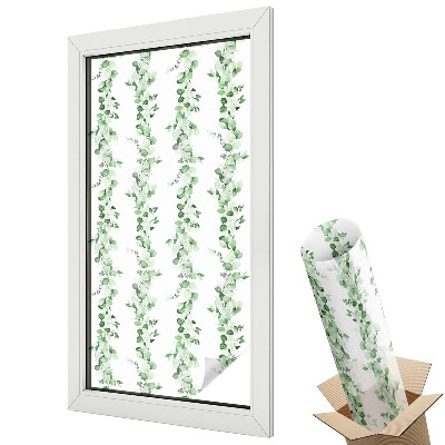 Fólie na okna aby nebylo vidět dovnitř Zelené girlandy