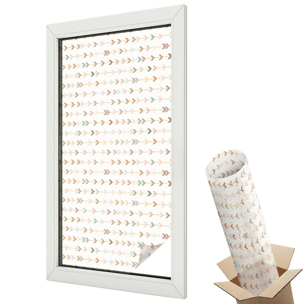 Fólie na okna proti slunci Vzor šipky