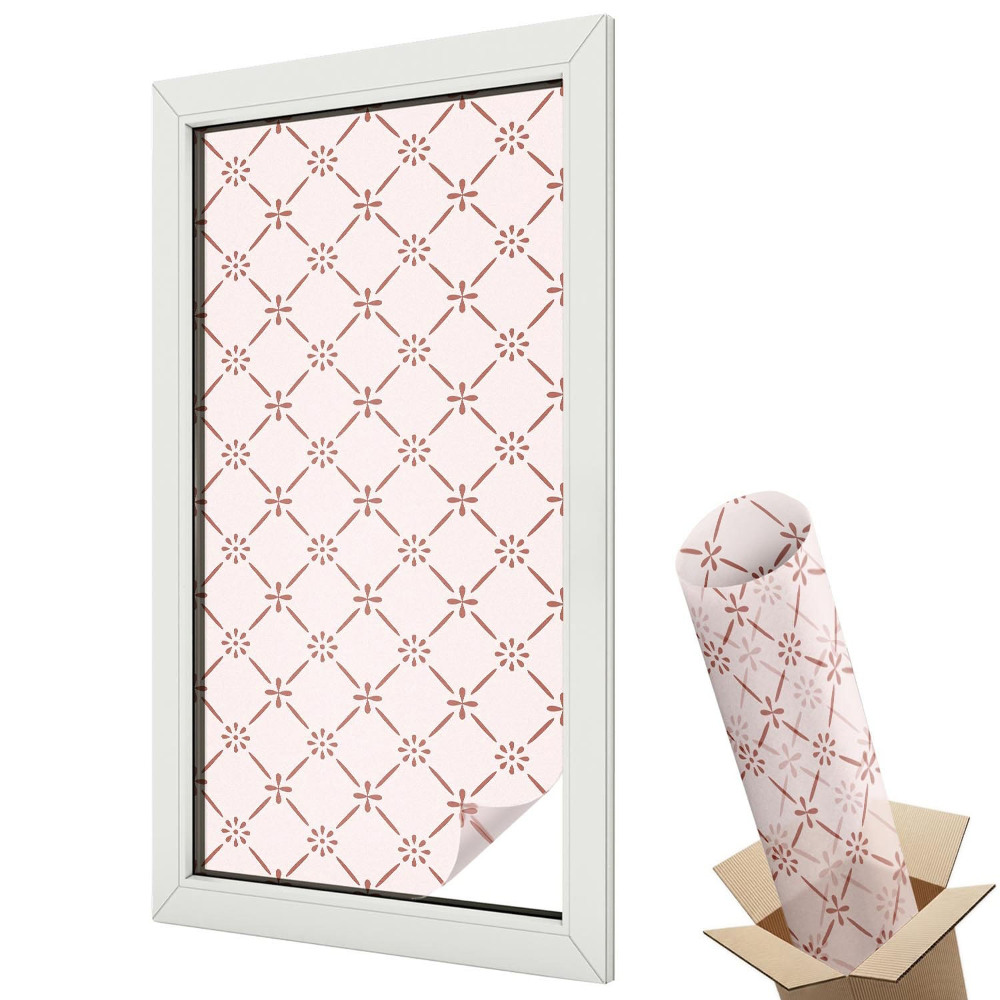 Fólie na okna aby nebylo vidět dovnitř Květinové vzory