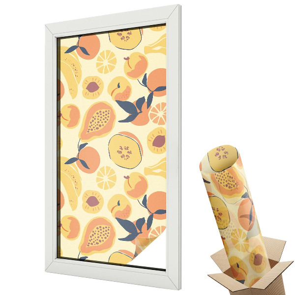 Fólie na okna proti slunci Šťavnaté ovoce