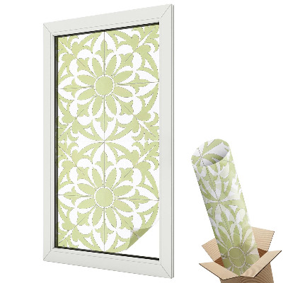 Protipohledová fólie na okna Zelená ozdoba